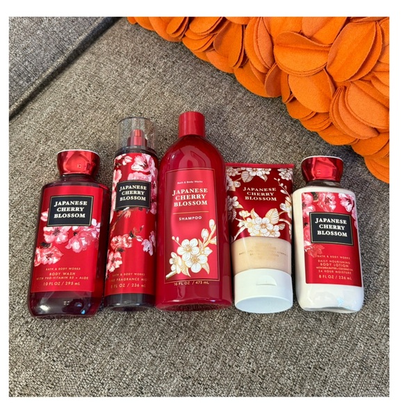 Bath & Body Works Other - NWT Bath&Body Works 5PC Full Size Japanese Cherry Blossom Bundle